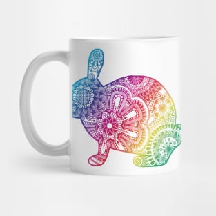 Rainbow Rabbit Mug